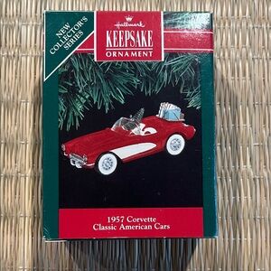 Hallmark Keepsake Red Corvette Ornament - #1 in series